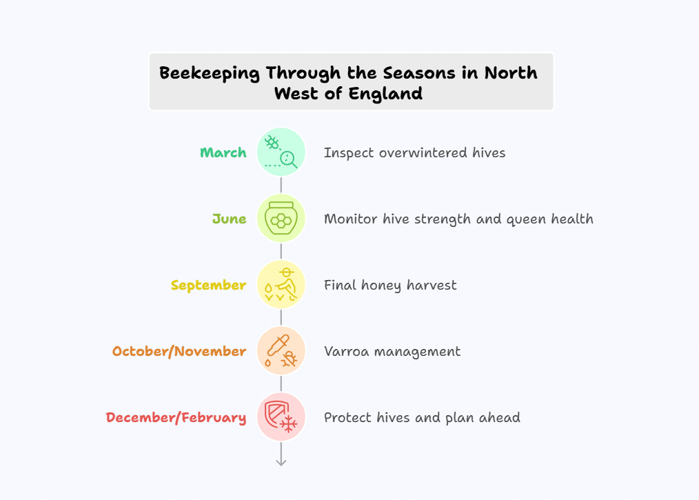 Understanding the North West UK Climate for Beekeeping